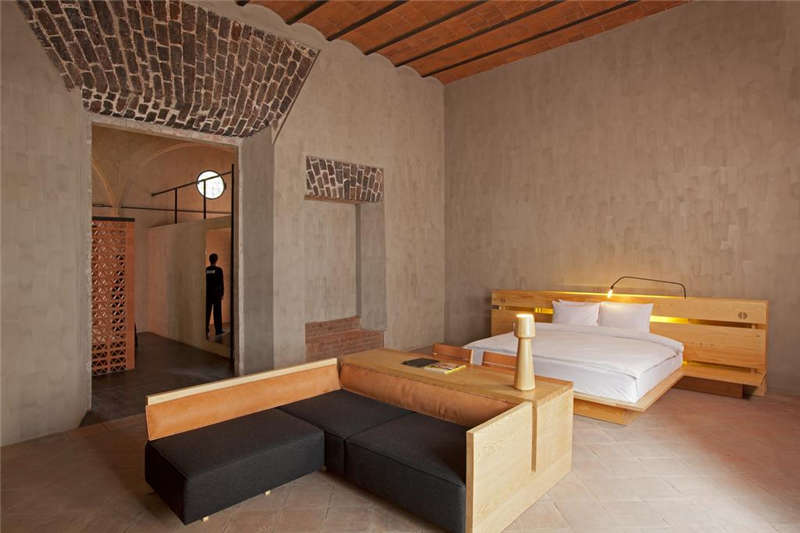 墨西哥市區特色精品酒店客房空間布局設計案例