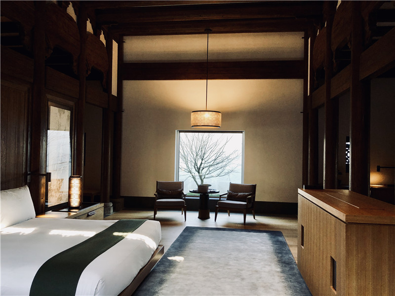傳統與現代相融合的人文主題養云安縵酒店客房設計方案