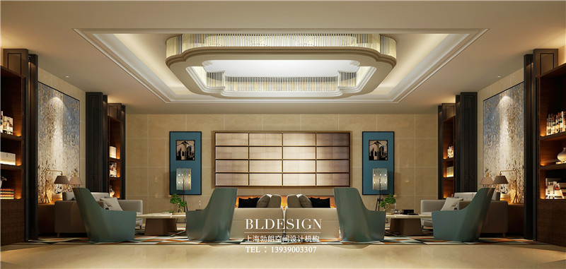 鄭州CBD大河錦悅四星級酒店大堂吧改造設計案例
