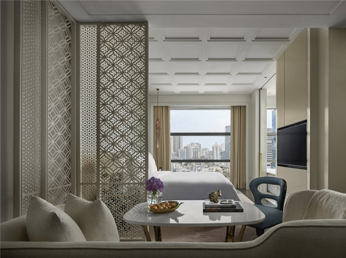曼谷瑰麗酒店客房設計   體驗泰式優雅精致與奢華