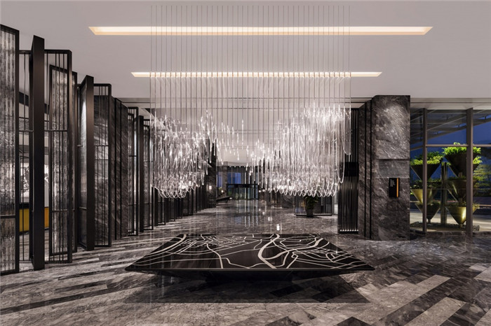 融合中法元素   中山保利艾美五星級商務酒店設計案例
