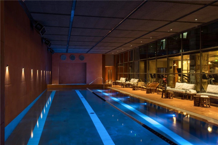 Philippe新作：法國Brach時尚復古精品酒店泳池設計圖  