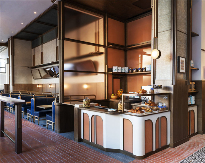 以海事歷史為靈感復古范兒精品酒店早餐廳設計方案