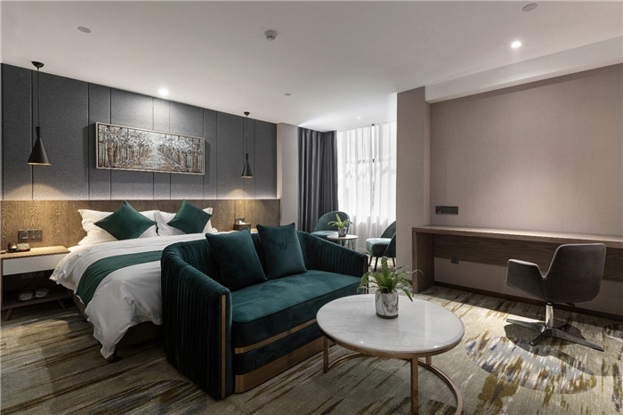 專業酒店改造設計公司推薦廣州欣凱輝悅酒店客房設計圖