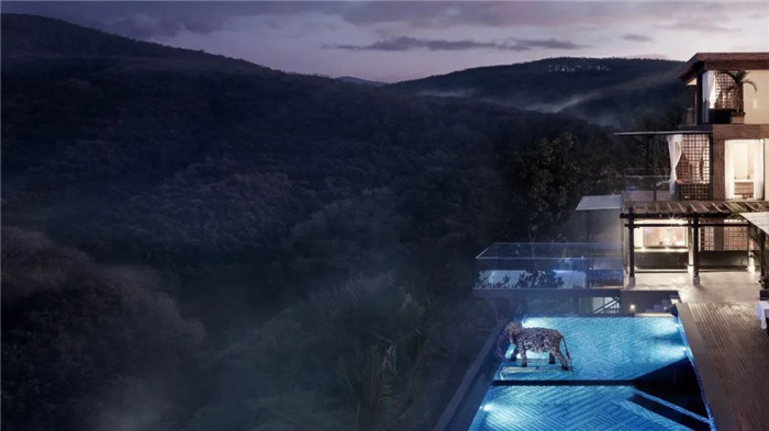 云南景洪森氧villa東南亞風度假酒店泳池設計方案