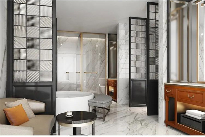 蘇寧旗下超奢華鐘山國際高爾夫酒店客房浴室升級改造設計方案