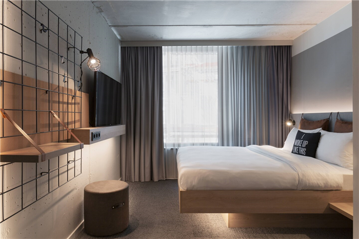 瑞士Moxy酒店客房設計  小而美的潮牌精品酒店設計鼻祖