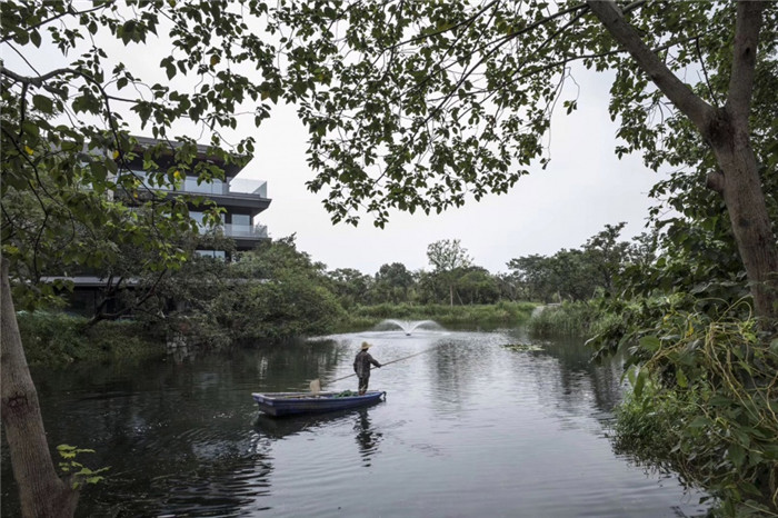 將西溪濕地美態融入室內的杭州木守度假酒店景觀設計