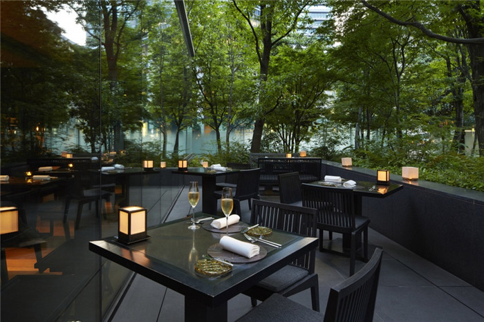 酒店餐廳設計-專為休閑和商務游客而定制的東京安縵度假酒店設計