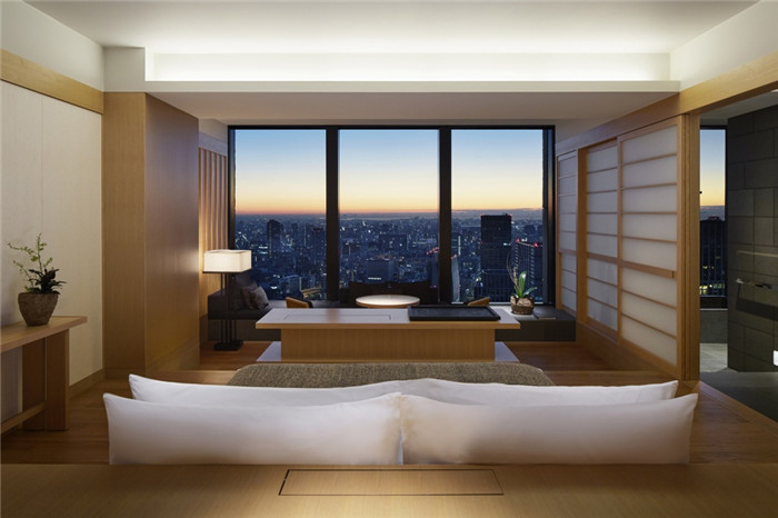 客房設計-專為休閑和商務游客而定制的東京安縵度假酒店設計