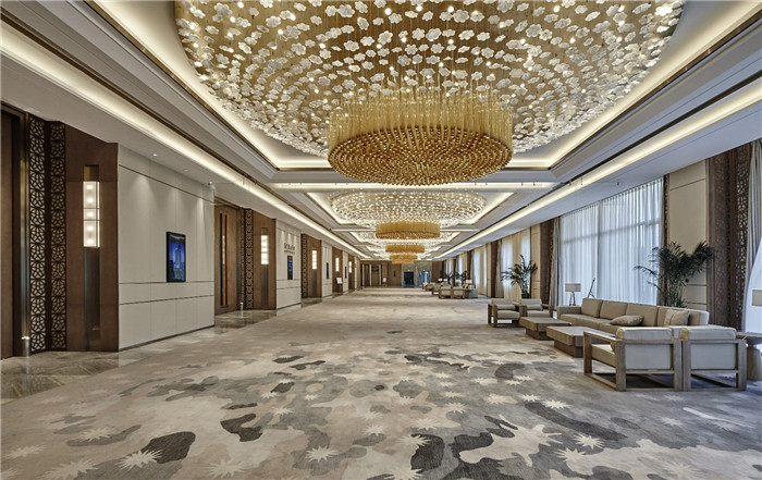 酒店宴會前廳設計-遵義格蘭云天中式特色五星級酒店設計案例賞析 