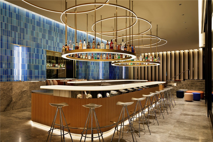 酒店酒吧設計-富有日本特色又新潮時尚的大阪W酒店設計方案
