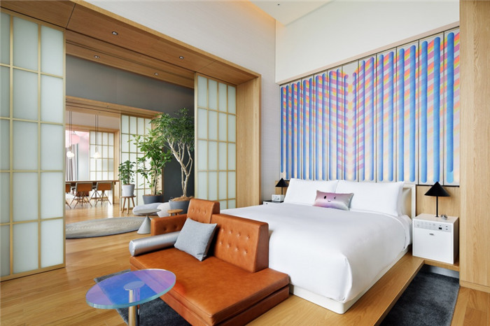 酒店客房設計-富有日本特色又新潮時尚的大阪W酒店設計方案