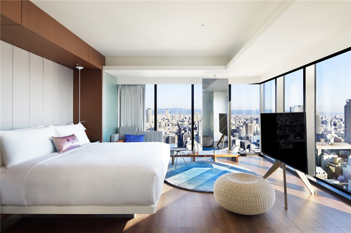 酒店客房設計-富有日本特色又新潮時尚的大阪W酒店設計方案