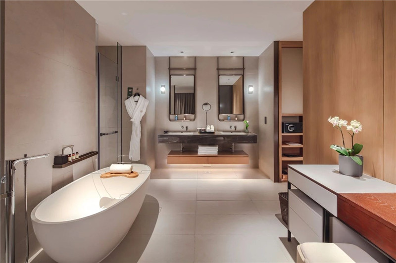 客房衛生間設計-現代新中式岳陽鉑爾曼五星級酒店設計賞析