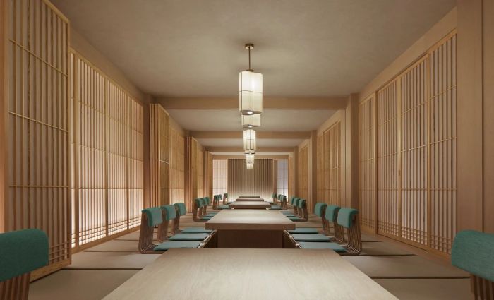 日式餐廳設計-中式風華   南湖賓館1號樓翻新改造設計案例