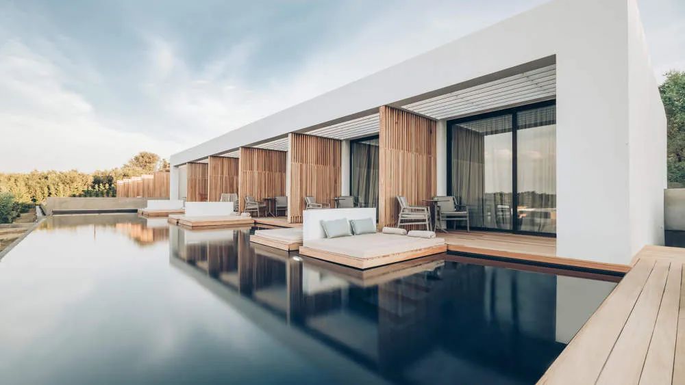 僅限成人入住的希臘四星級度假酒店泳池設計方案賞析