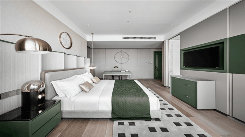 大床房設計-以煙雨江南為主題的紹興水木蒲絨精品酒店設計