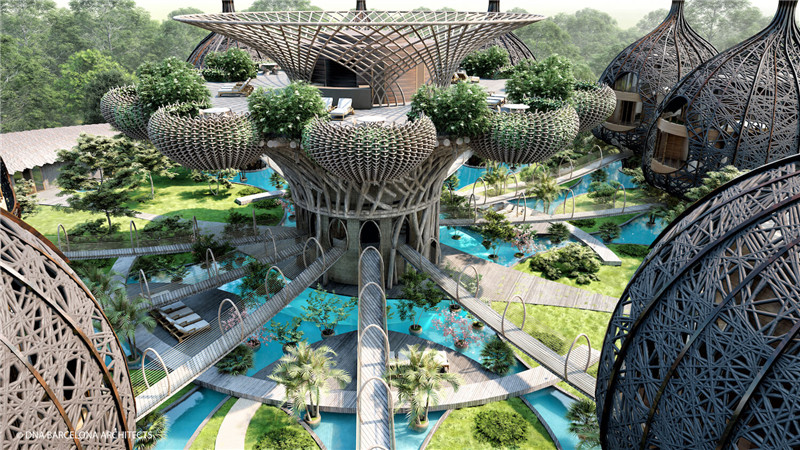 生命樹主題綠色環保度假酒店概念設計方案